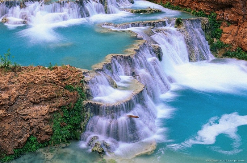 jungle of Chiapas with its mighty waterfalls